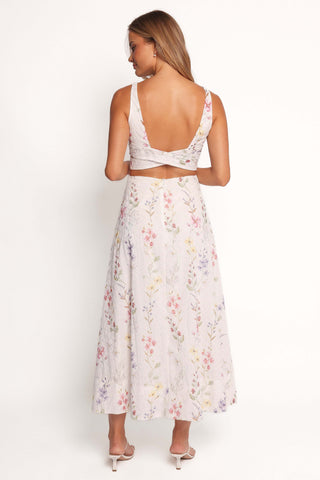 Levin Midi Dress - White Floral - 16 - Image 53