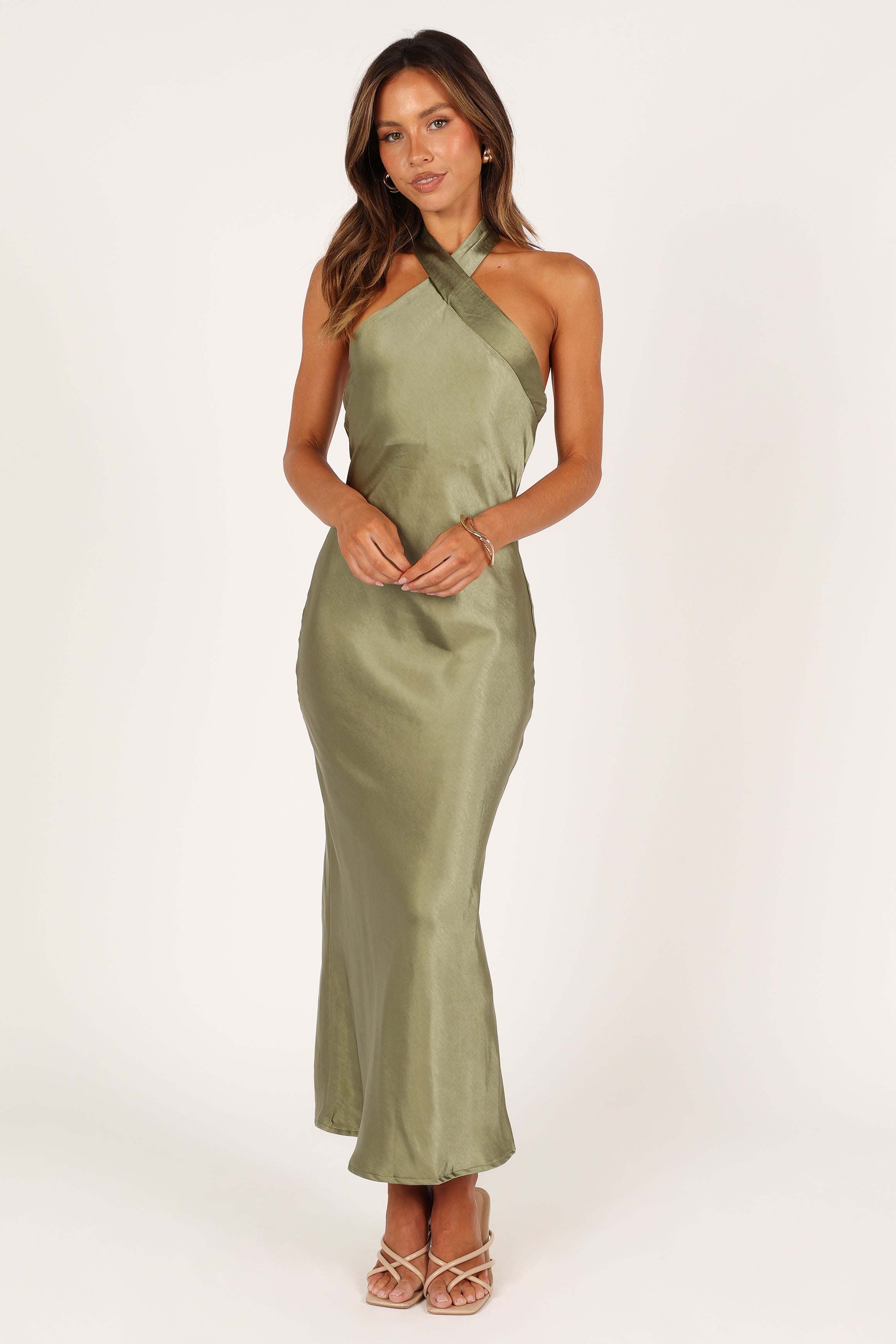 Grasie Midi Dress - Olive - 12 - Image 41