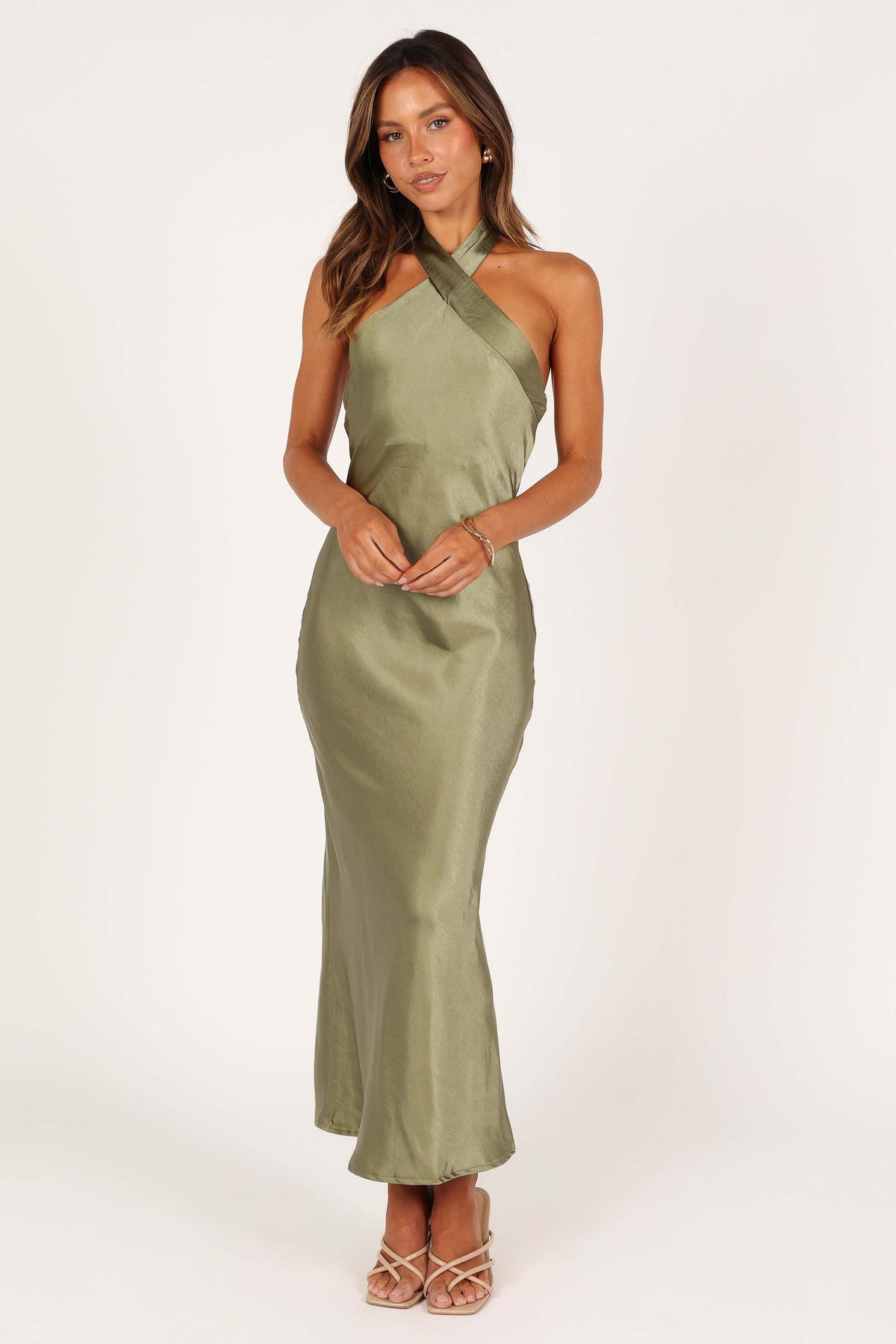 Grasie Midi Dress - Olive - 12 - Image 41