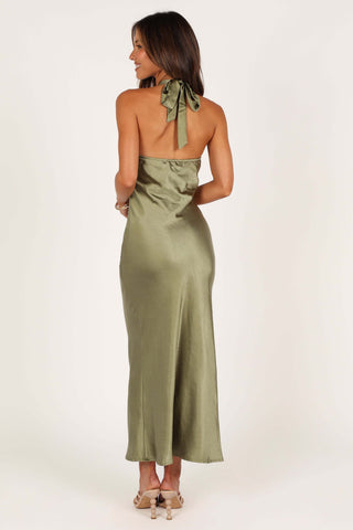 Grasie Midi Dress - Olive - 12 - Image 45