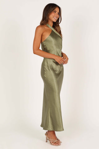 Grasie Midi Dress - Olive - 12 - Image 46