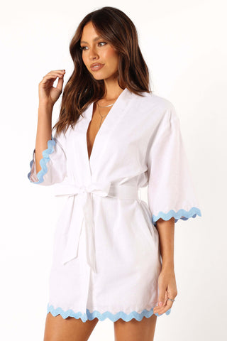 Harry Mini Dress - White Blue - XXL - Image 51