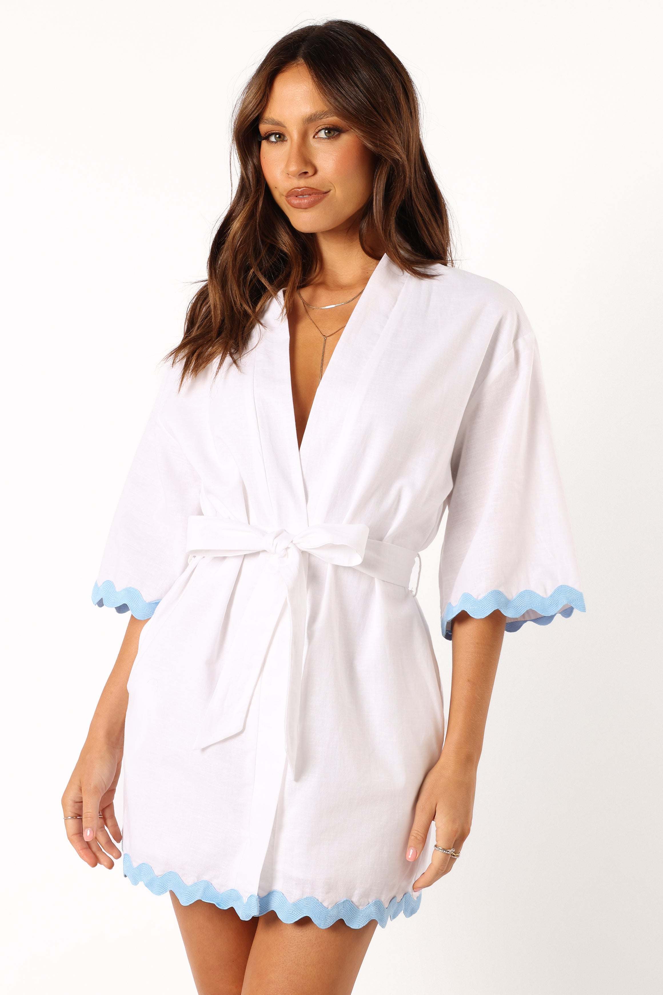 Harry Mini Dress - White Blue - XXL - Image 49