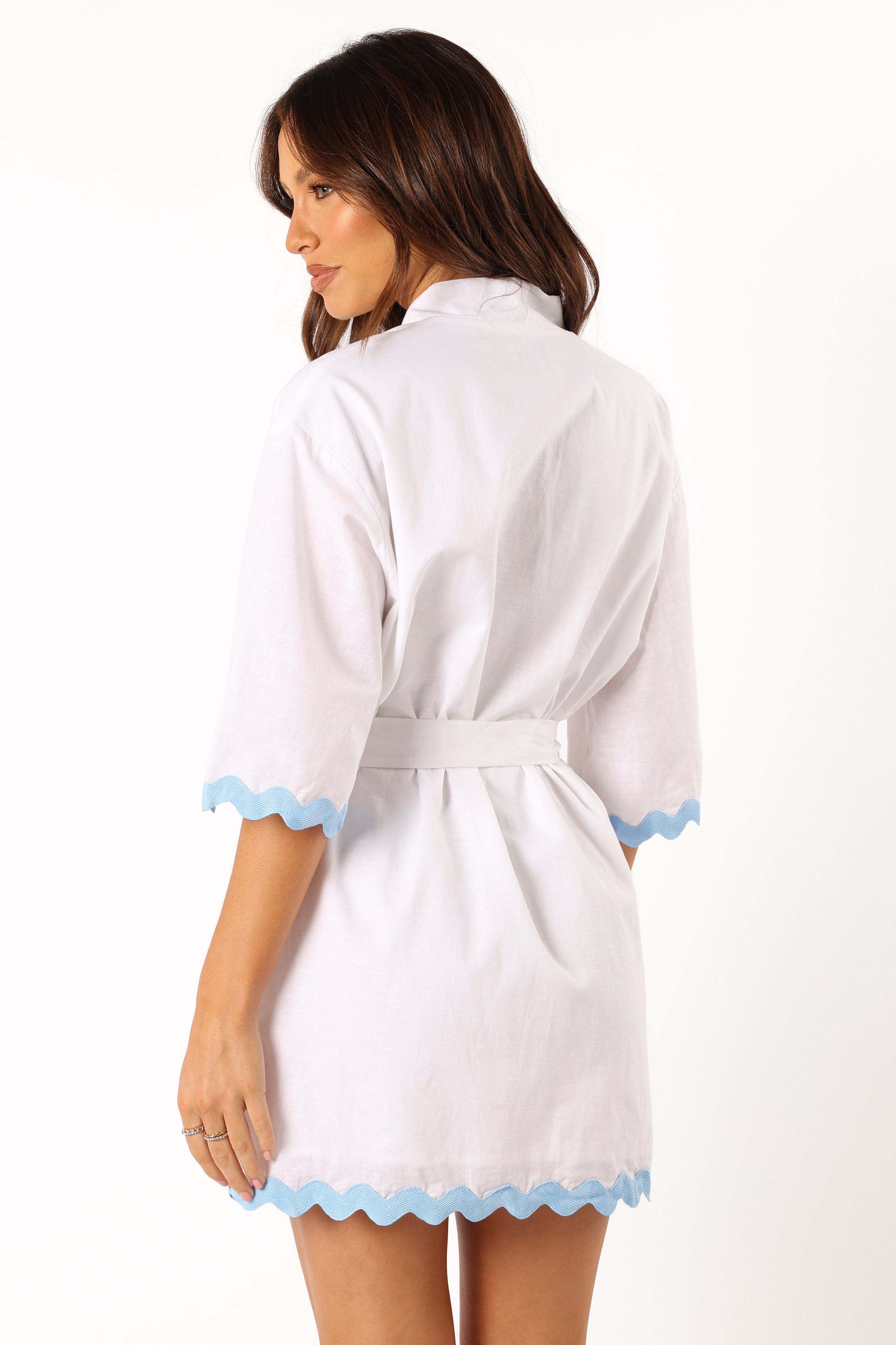 Harry Mini Dress - White Blue - XXL - Image 50